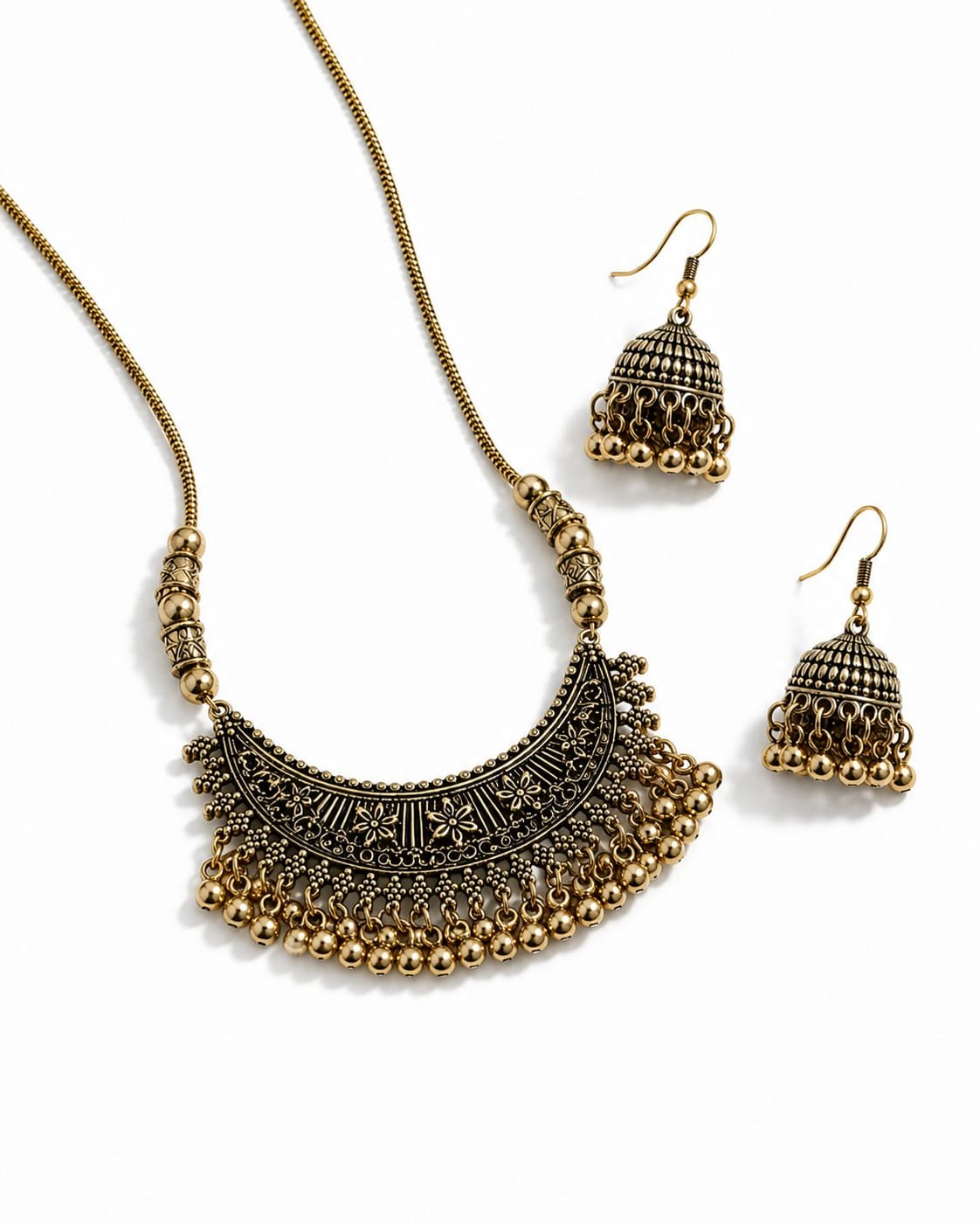 Antique gold finish Traditionalethnic design