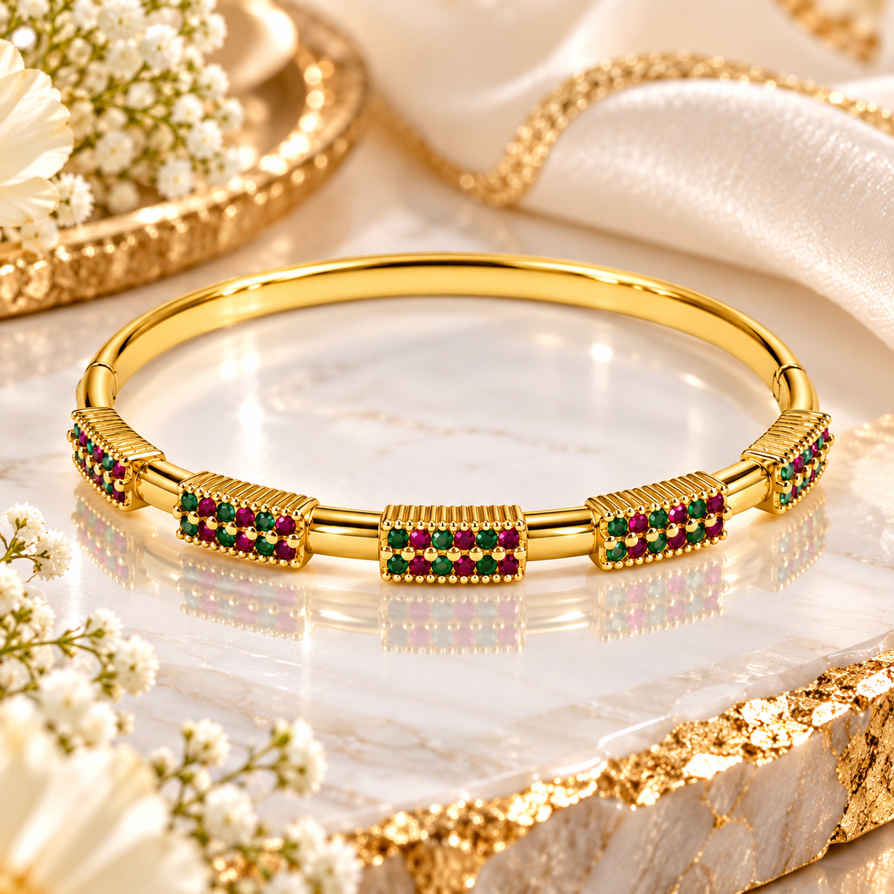 Daily Wear Gold-Plated Bangle - Image 4