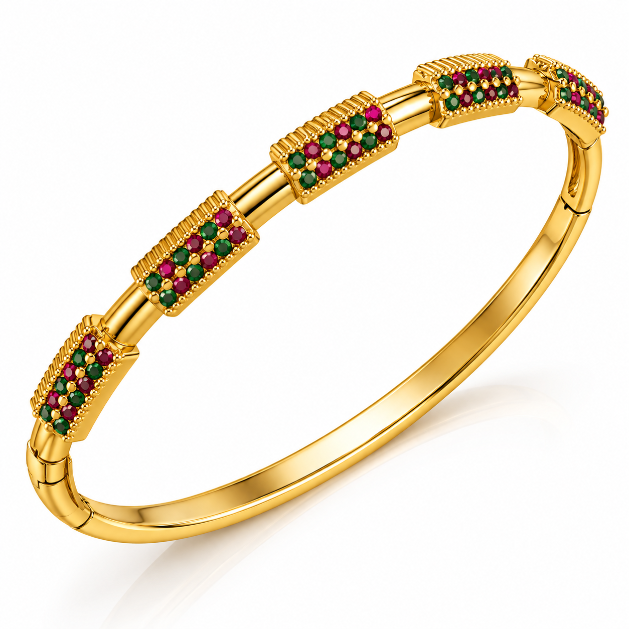 Daily Wear Gold-Plated Bangle - Image 3