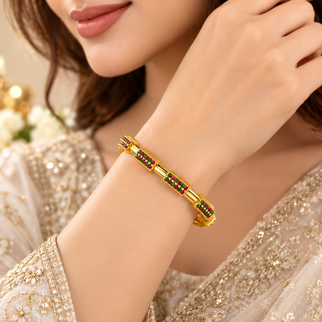 Daily Wear Gold-Plated Bangle - Image 2