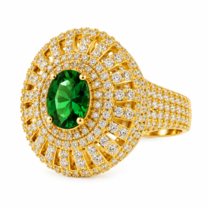 Emerald Green Statement Ring